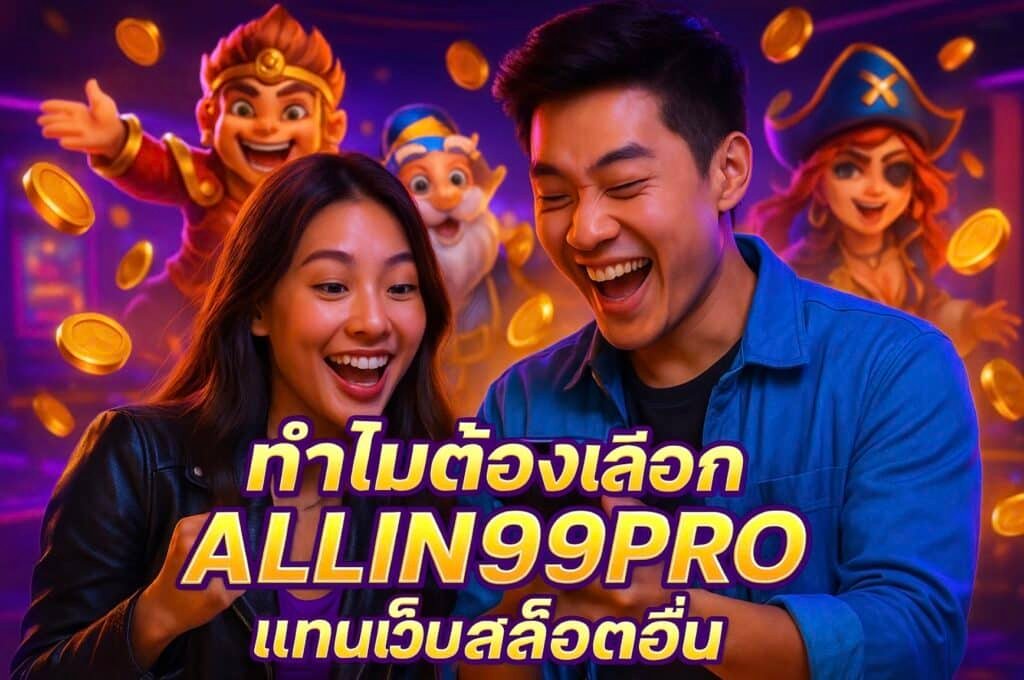 ทำไมต้องเลือก ALLIN99PRO แทนเว็บสล็อตอื่น